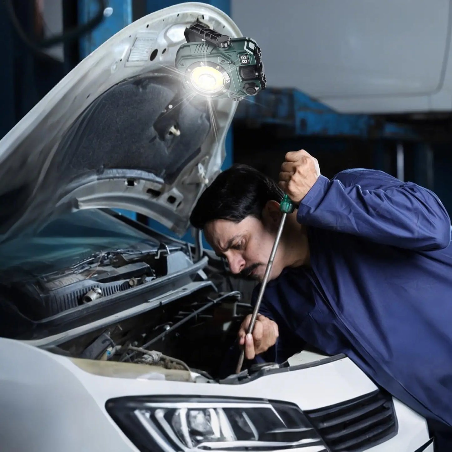 Napelemes LED kempinglámpa