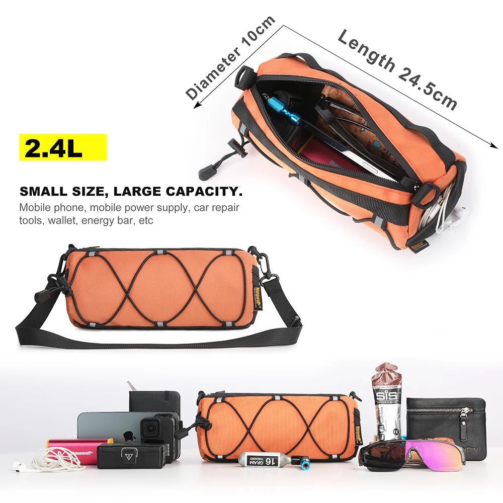 Kerékpár kormányra szerelhető táska