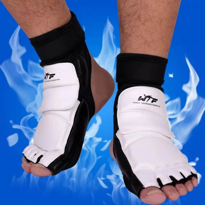 Félujjas Boxkesztyű, Lábvédő