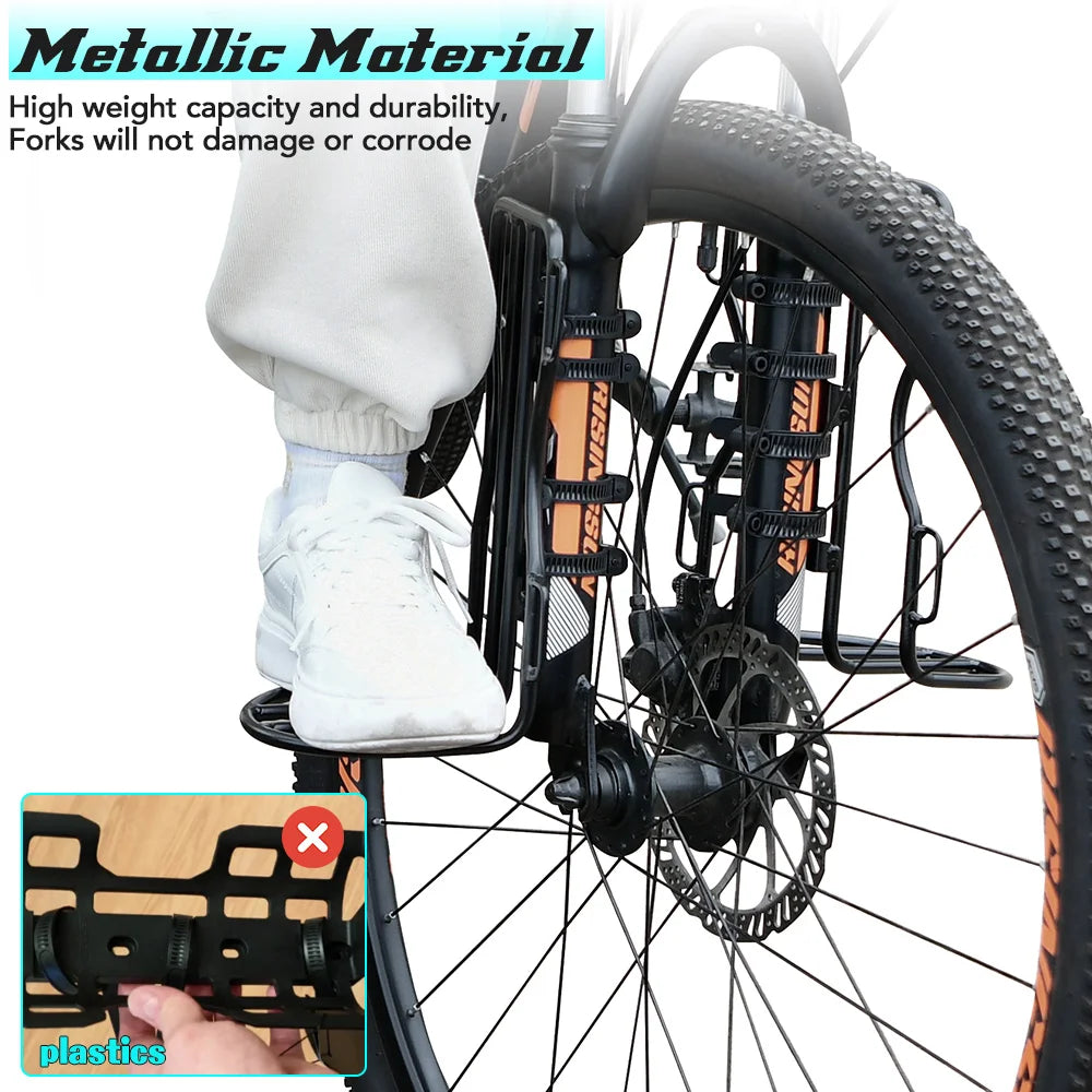 Kerékpár tartó első villára