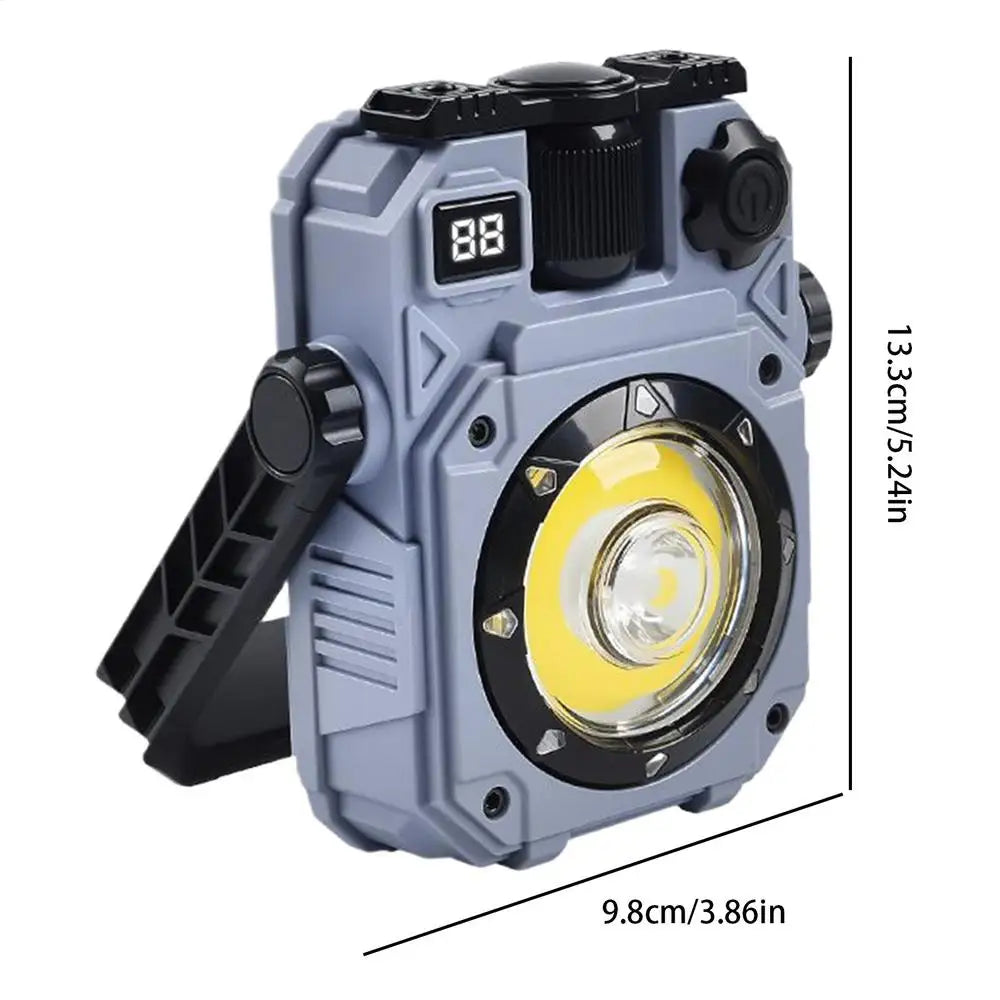 Napelemes LED kempinglámpa