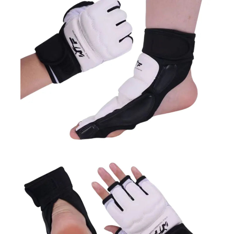 Félujjas Boxkesztyű, Lábvédő